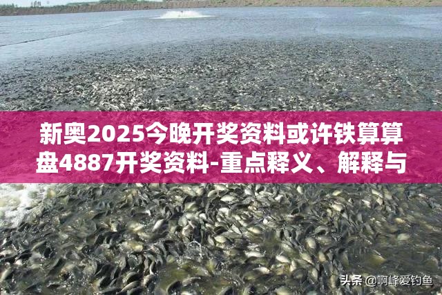 新奥2025今晚开奖资料或许铁算算盘4887开奖资料-重点释义、解释与落实,警惕不实的钓鱼钩