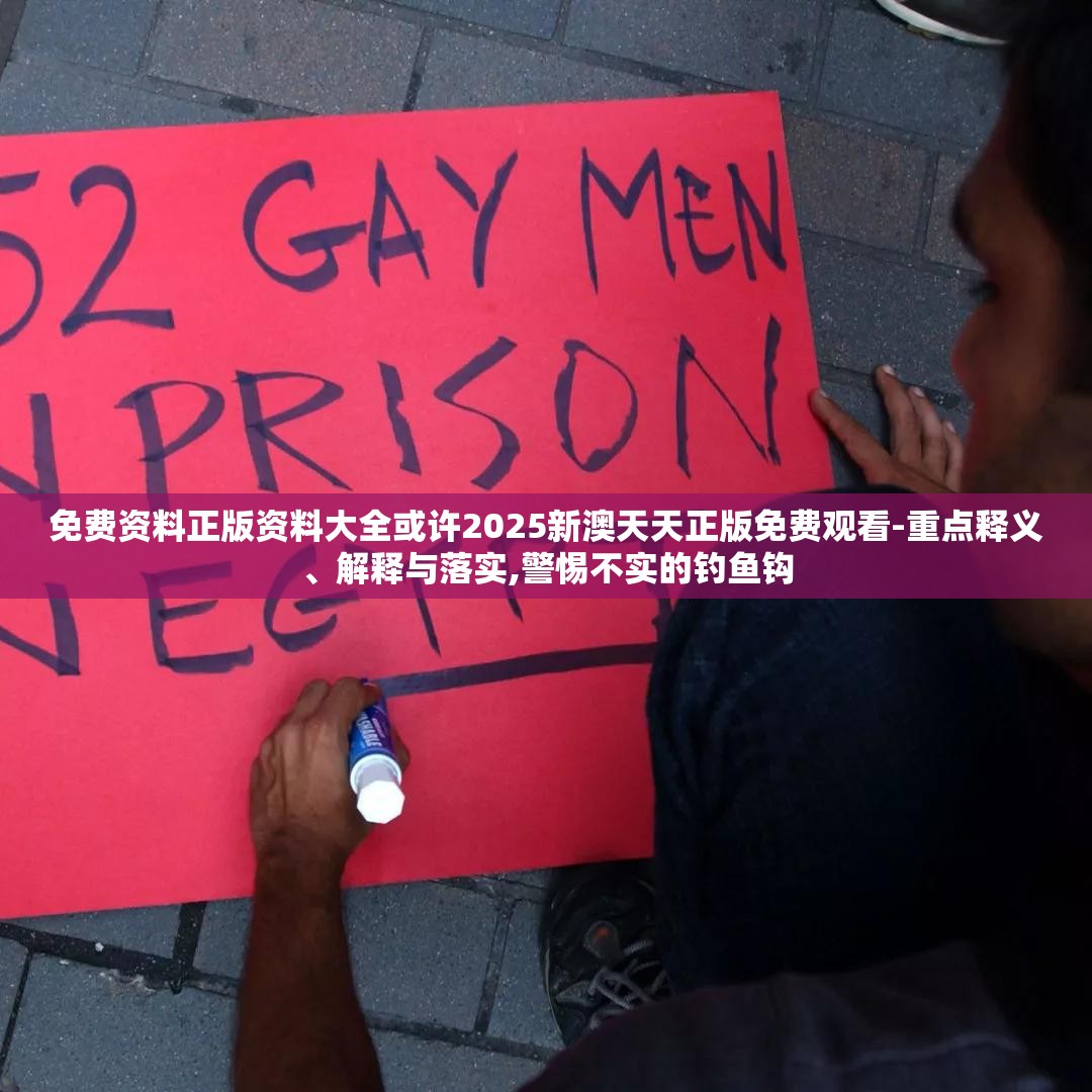 免费资料正版资料大全或许2025新澳天天正版免费观看-重点释义、解释与落实,警惕不实的钓鱼钩